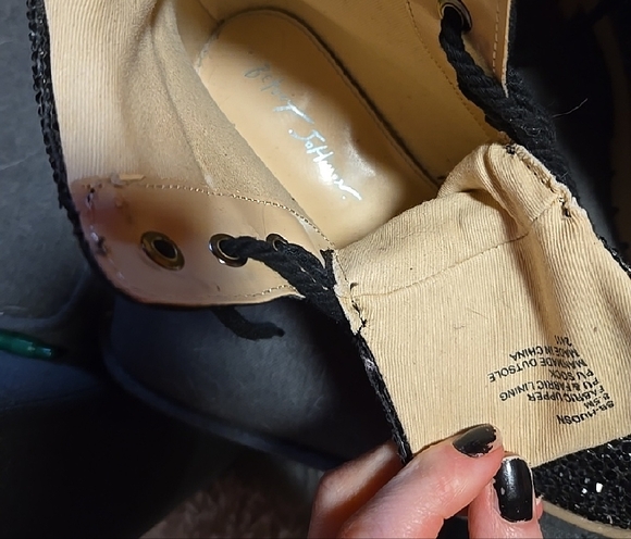 Betsey Johnson Black Rhinestone Women's Boots - Picture 4 of 7